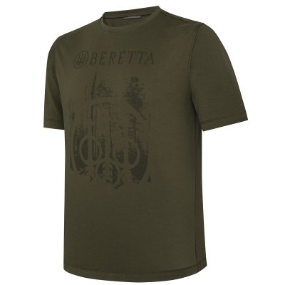 Outline póló - Dark Olive