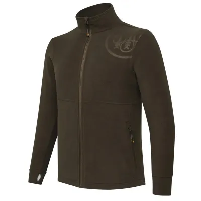 HP Logo Full Zip Fleece pulóver - Green Moss