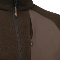 Abisko Half Zip Fleece pulóver - Brown Bark