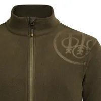 HP Logo Full Zip Fleece pulóver - Green Moss